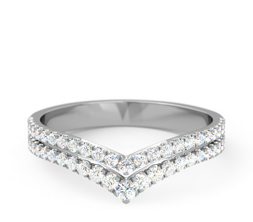 Double Row V-Diamond